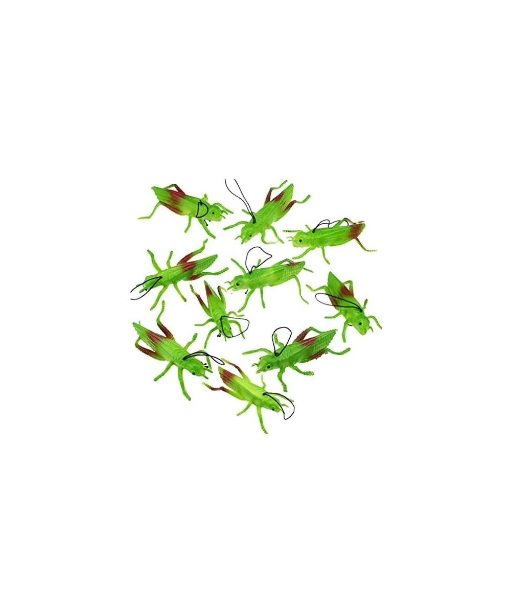 10pcs Plastic Grasshoppers Insect Figures Toys Fake Bugs Green for Insect Themed Party Children $28.47 Gags & Practical Joke ...