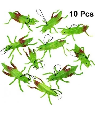 10pcs Plastic Grasshoppers Insect Figures Toys Fake Bugs Green for Insect Themed Party Children $28.47 Gags & Practical Joke ...