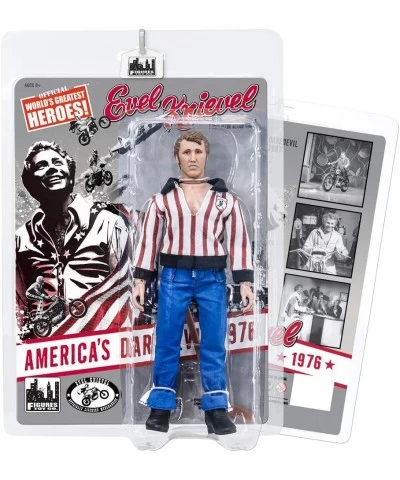 Evel Knievel 8 Inch Action Figures Series: Red & White Hockey Variant $72.16 Action Figures