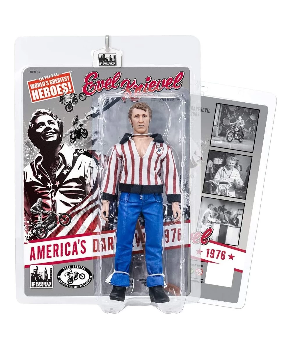 Evel Knievel 8 Inch Action Figures Series: Red & White Hockey Variant $72.16 Action Figures