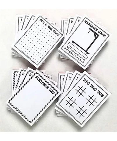 Game Pads - Four Fun Games (800 Sheets) - Tic-Tac-Toe Hangman Dot to Dot Scribble Pad $30.81 Board Games