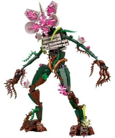 Demogorchid Building Blocks Stranger Open Mouth Monster Building Toy Things Demogorgon Action Figures Orchid Flower Monster B...