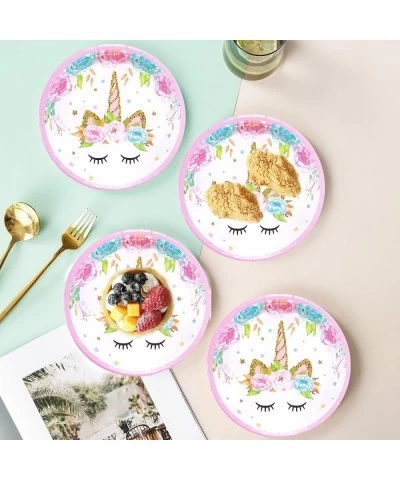 Unicorn Party Supplies Set Unicorn Plates and Napkins Table Cover Unicorn Birthday Party Decorations Serves 16 Guest $17.15 K...