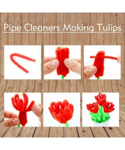 400 Pieces Pipe Cleaners Red Chenille Stem for DIY Art Craft Decorations (6mm x 12 Inch) $20.63 Kids' Drawing & Writing Boards