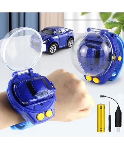 2022 Watch Remote Control Car Toy Watch Remote Control Car with Battery USB Charging Cartoon RC Mini Remote Control Car Watch...