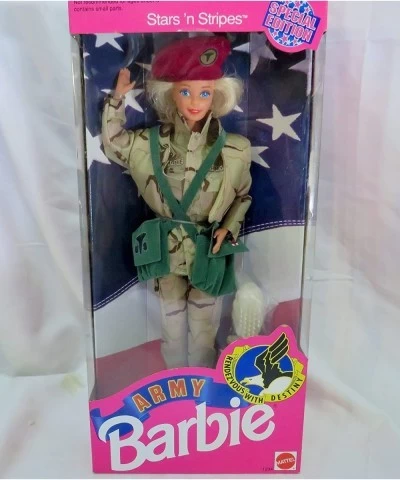 ARMY DOLL Special Edition STARS 'n STRIPES w Army Outfit & More (1992) $72.34 Dolls