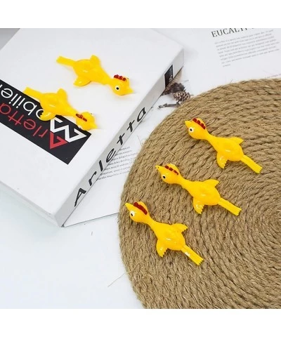 108 Pieces Slingshot Chicken Flick Chicken Stretchy Flying Chickens Fingers Slingshot Stretchy Chicks Socking Fillers Stretch...