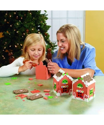 3D Gingerbread House Craft Kit - Makes 12 Houses - Christmas Crafts for Kids and Fun Home Activities $61.05 Craft Kits