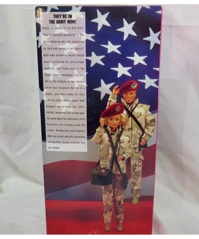 ARMY DOLL Special Edition STARS 'n STRIPES w Army Outfit & More (1992) $72.34 Dolls