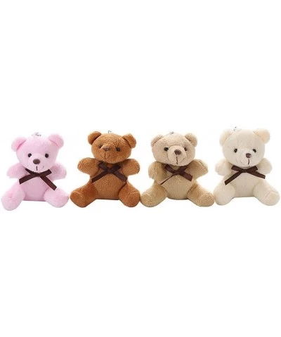 Mini Bear Plush Toy oy Tiny Kawaii Stuffed Teddy Bear Animals Pendant Soft Plush Keychain Fluffy Bear Toy Key Rings Decoratio...