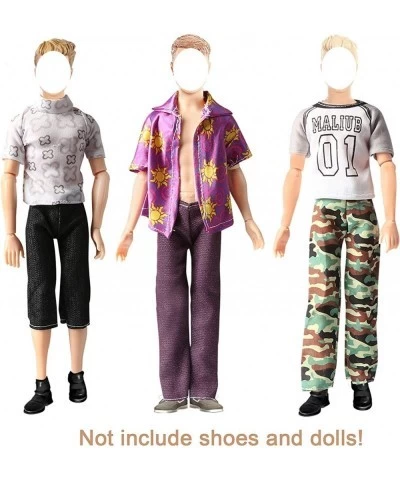 21 Pieces Ken Doll Clothes and Accessories for Ken Doll Clothes 12 Inch Boy Dolls Include 10 Sets Fashion Doll Clothes Outfit...