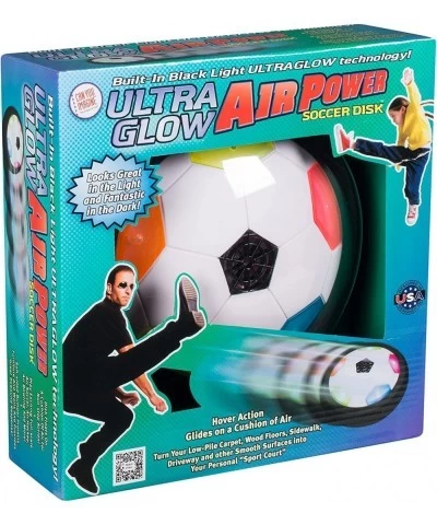 Air Power Ultraglow Soccer Disk - Glowing Floor Hockey Hover Toy Sport Kickball Game $21.23 Toy Sports Products