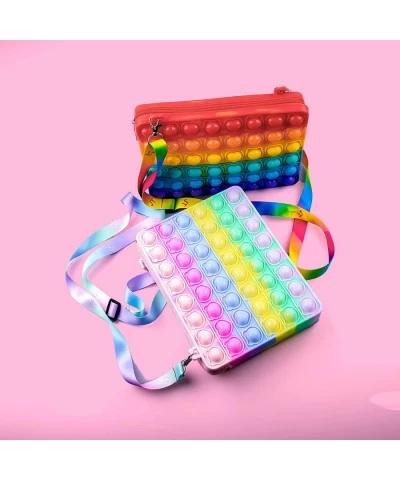 Pop Shoulder Bag Fidget Toys Pop Fidget Toys It Purse Crossbody Bags for Women Girls Crossbody Handbags Push Bubble Its Senso...