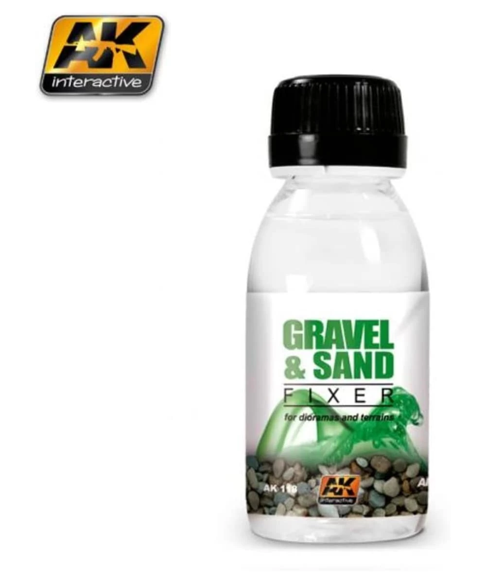 Ak00118 - Gravel And Sand Fixer Model Making Highlights $25.16 Game Accessories