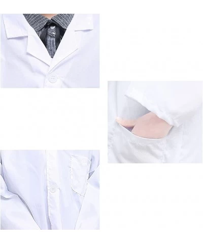 Lab Coat for Kids with Stethoscope＆Glasses Toys White Coat Kids Unisex Role Play Vet Coat Doctor Dress Up Costume $27.58 Kids...