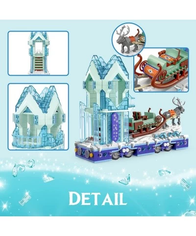 Educiro Frozen Ice Princess Castle with Reindeer Sven moveable Toy Building Set for Kids Girls and Boys Ages 8-12 ( 912 Piece...