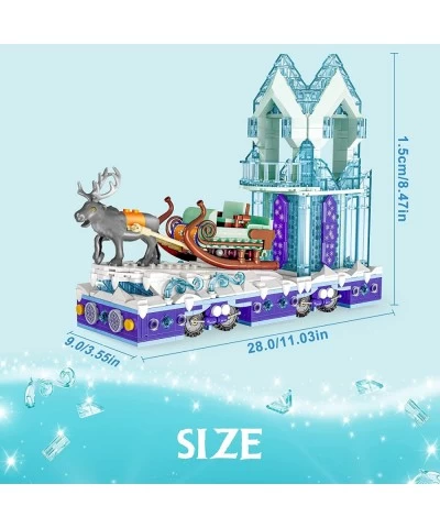 Educiro Frozen Ice Princess Castle with Reindeer Sven moveable Toy Building Set for Kids Girls and Boys Ages 8-12 ( 912 Piece...