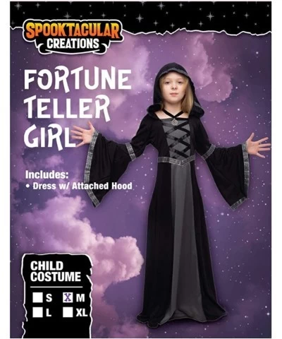 Hooded Robe Costume for Girls Halloween Role-Playing Party $35.61 Kids' Costumes