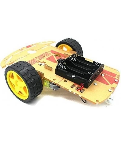 2WD Smart Robot Car Chassis Kit with Speed Encoder Battery Box for Kids Teens DIY $26.65 Remote & App Controlled Vehicles