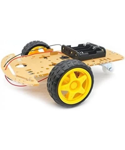 2WD Smart Robot Car Chassis Kit with Speed Encoder Battery Box for Kids Teens DIY $26.65 Remote & App Controlled Vehicles