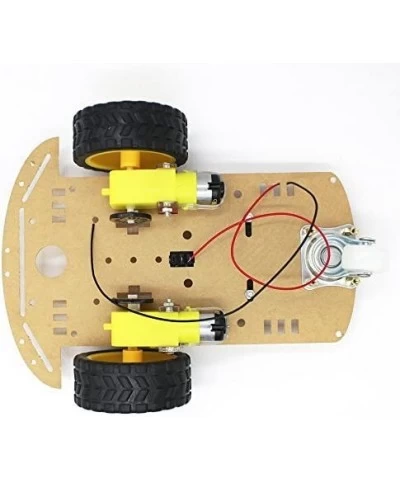 2WD Smart Robot Car Chassis Kit with Speed Encoder Battery Box for Kids Teens DIY $26.65 Remote & App Controlled Vehicles