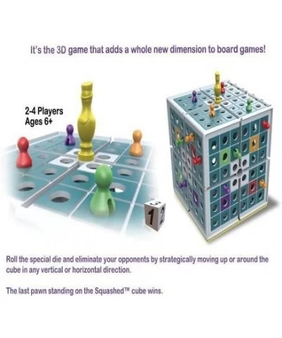 Squashed 3D Strategy Board Game $33.95 Board Games