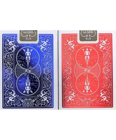 Bicycle Metal Luxe MetalLuxe Rider Back Playing Cards 2 Decks Crimson Red and Cobalt Blue Version 2 $33.89 Card Games