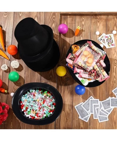 12 Pieces Top Hats Plastic Derby Victorian Hat Dress Up Top Hats Unisex Formal Costume Hats for Men Women $49.25 Kids' Party ...