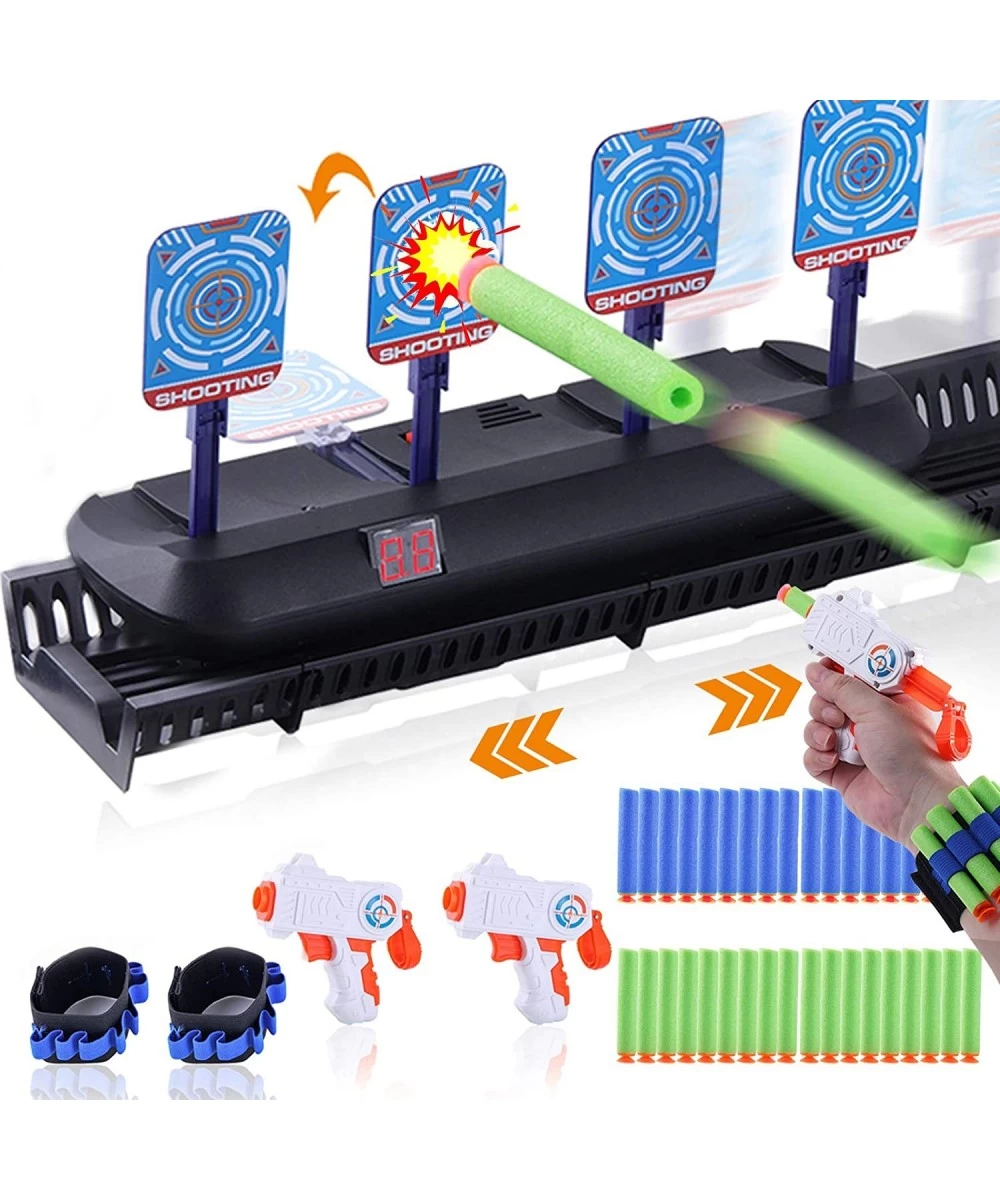 Nerf Gun Shooting Target Moving Target Toys with 2 Dart Guns for Nerf Guns Games Boys Electronic Scoring Auto Reset Digital T...