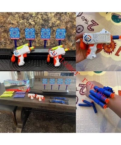 Nerf Gun Shooting Target Moving Target Toys with 2 Dart Guns for Nerf Guns Games Boys Electronic Scoring Auto Reset Digital T...