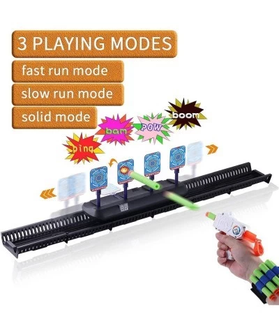 Nerf Gun Shooting Target Moving Target Toys with 2 Dart Guns for Nerf Guns Games Boys Electronic Scoring Auto Reset Digital T...