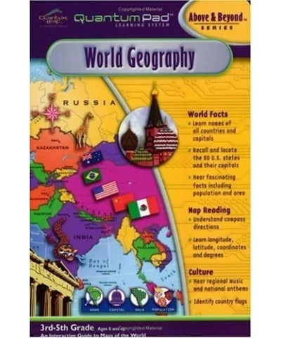 Quantum Pad Learning System: World Geography Interactive Book and Cartridge $51.35 Electronic Learning & Education Toys