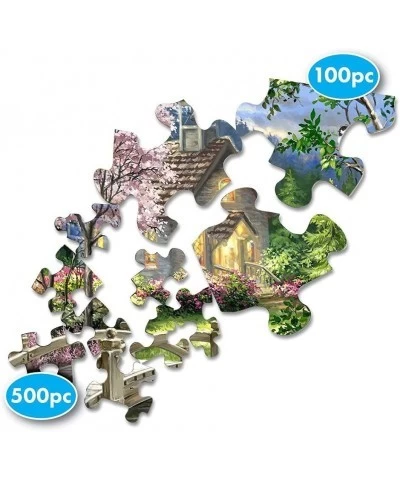 Springbok's 100 Piece Jigsaw Puzzle Spring Chapel - Made in USA $30.08 Jigsaw Puzzles