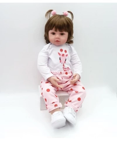 Reborn Baby Doll Clothes Girl for 22- 24 inch Reborn Doll 4pcs Fawn Pink Outfit $38.77 Doll Accessories