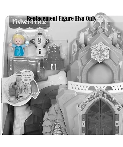 Replacement Parts for Little People Elsa's Ice Palace Playset - GGV29 from The Movie Frozen Replacement Figure Elsa Blue Yell...