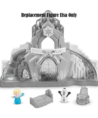 Replacement Parts for Little People Elsa's Ice Palace Playset - GGV29 from The Movie Frozen Replacement Figure Elsa Blue Yell...