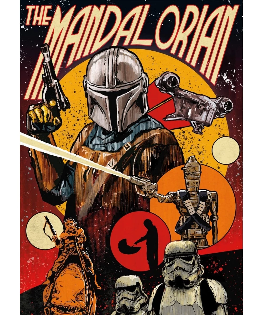 Star Wars: The Mandalorian - The First Thrilling Chapter - 500 Piece Jigsaw Puzzle $22.73 Jigsaw Puzzles