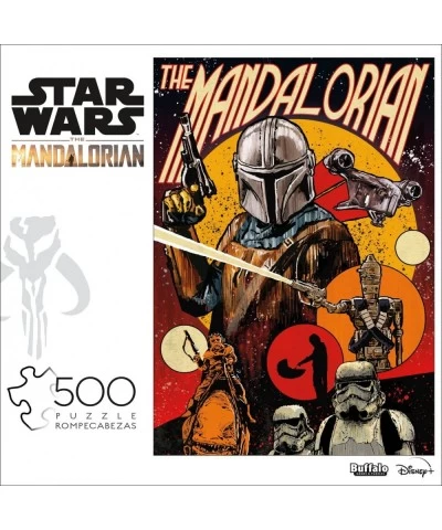 Star Wars: The Mandalorian - The First Thrilling Chapter - 500 Piece Jigsaw Puzzle $22.73 Jigsaw Puzzles