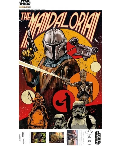 Star Wars: The Mandalorian - The First Thrilling Chapter - 500 Piece Jigsaw Puzzle $22.73 Jigsaw Puzzles