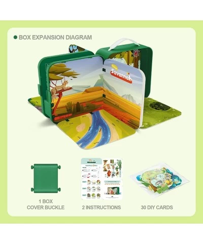 Toddler Learning Toys Educational Micro Script Cognition Toys Enlightenment Box Quiet Book for Toddlers Montessori Toy for Ea...