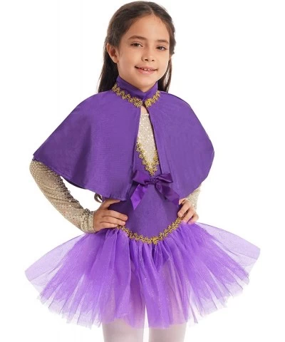 3Pcs Circus Show Trapeze Costume Kids Girls Cape with Tutu Skirt and Wristband Halloween Outfit $32.27 Kids' Costumes