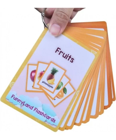 Fruits/Vegetable/Foods/Food Quantities English Flash Cards Pocket Card Learning Baby Toys for Children Pre-Kindergarten Kids ...