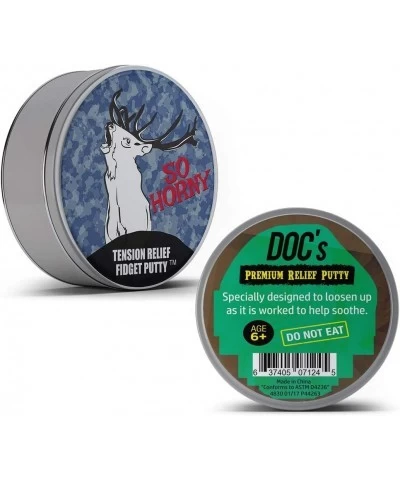 So Horny Stress Putty - Frustrated Buck Tension Relief Fidget Putty for Men - Novelty Therapy Dough Chameleon red Putty Fidge...