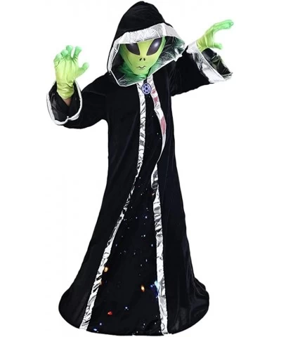 Alien Costume for Kids Funny Halloween Hooded Robe Boys Girls Mardi Gras Christmas Costume $59.92 Kids' Costumes