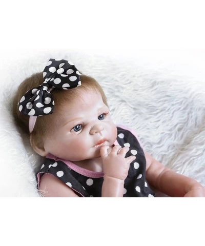 Reborn Baby Dolls Silicone Vinyl Full Body 22 inch Reborn Dolls Girl Anatomically Correct Lifelike Newborn Baby $103.92 Dolls