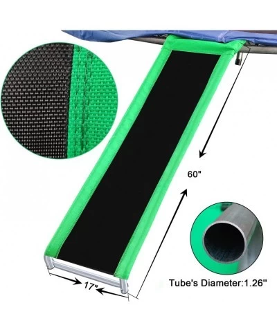 JumpTastic Trampoline Slide 60'' Length Universal Slide for Trampoline Wear-Resistant Durable PP Material Thicken Bold Steel ...