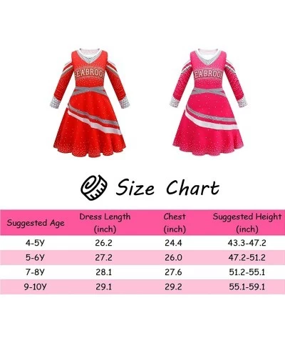 Zombies Cheerleader Costume Girls Halloween Cheerleading Costumes Kids Cosplay Dress 3-10 Years $28.34 Kids' Costumes