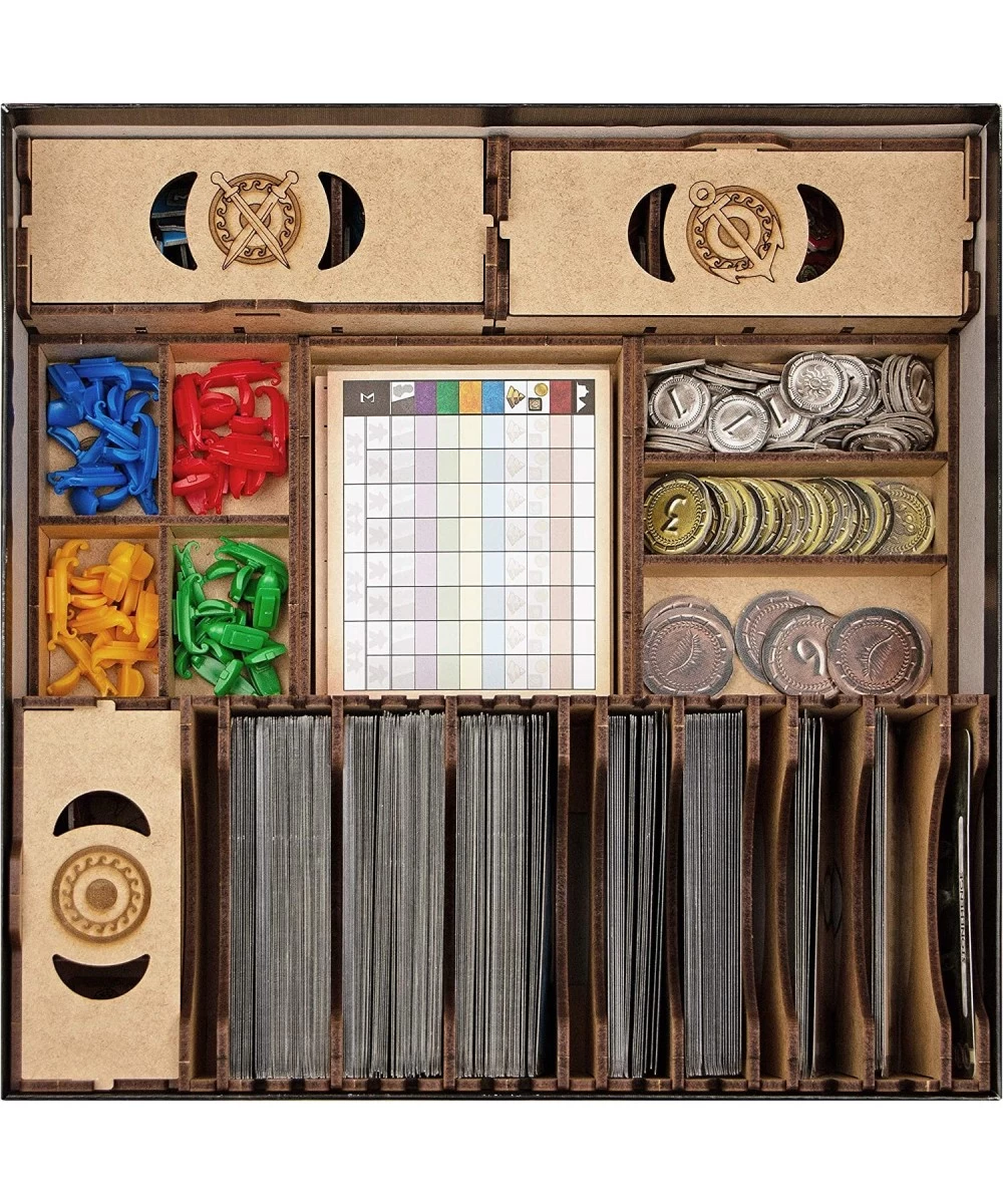 Storage Organizer for 7 Wonders Storage for 7 Wonders Organizer Kit Token Box Card Insert $91.49 Game Accessories