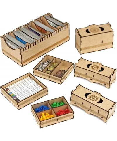 Storage Organizer for 7 Wonders Storage for 7 Wonders Organizer Kit Token Box Card Insert $91.49 Game Accessories