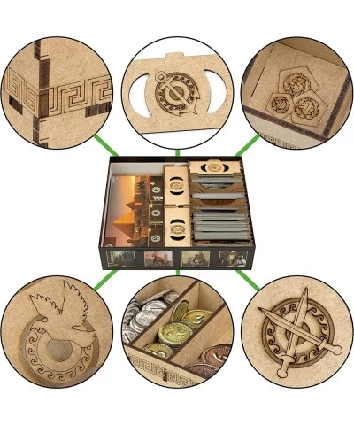 Storage Organizer for 7 Wonders Storage for 7 Wonders Organizer Kit Token Box Card Insert $91.49 Game Accessories